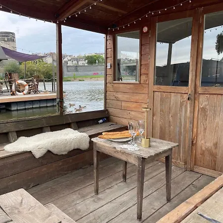 보트호텔 Bateau Traditionnel De Loire Face Au Chateau D'angers 앙제